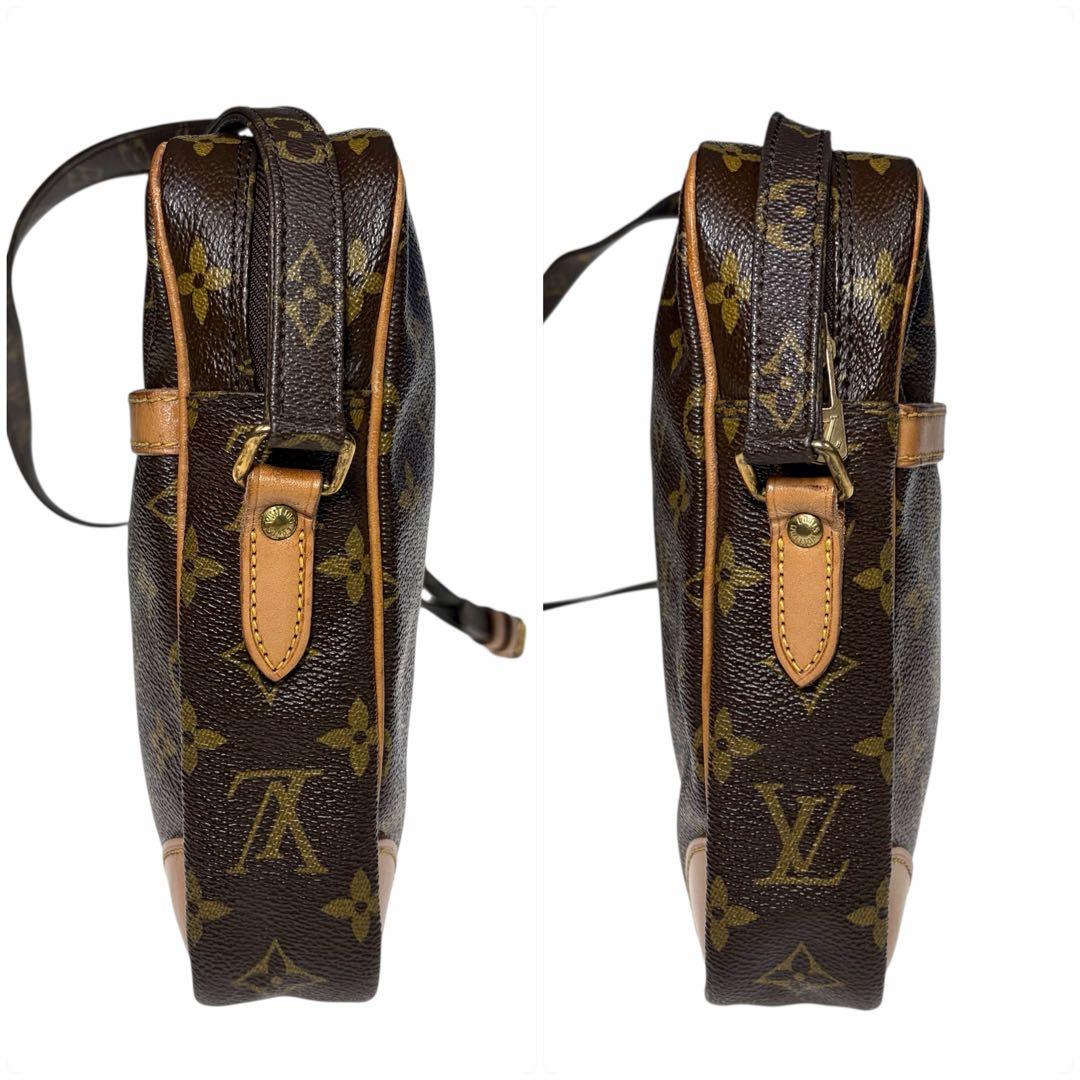 ヌメ革の色が明るい！ LOUIS VUITTON モノグラム ダヌーブ a987