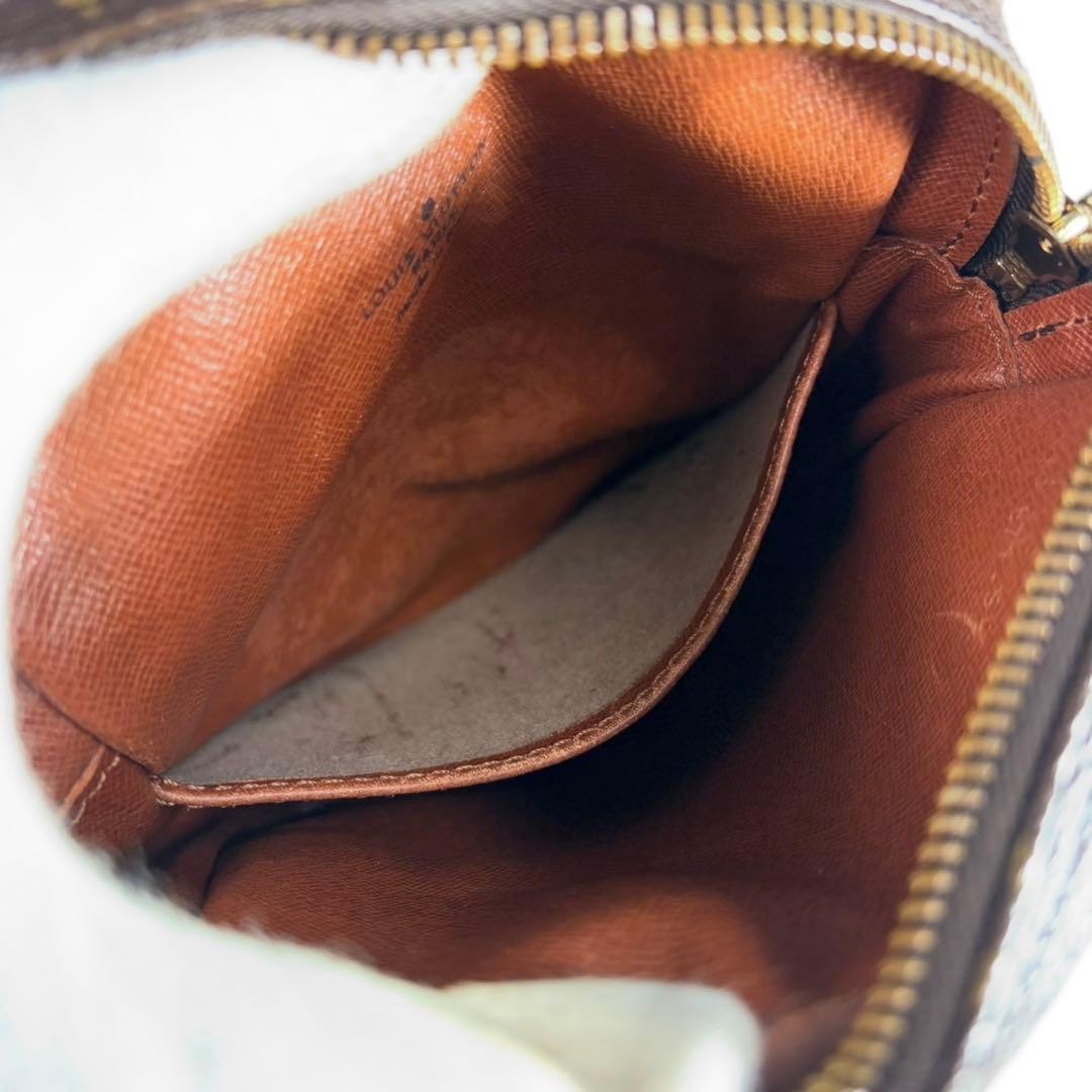 ヌメ革の色が明るい！ LOUIS VUITTON モノグラム ダヌーブ a987