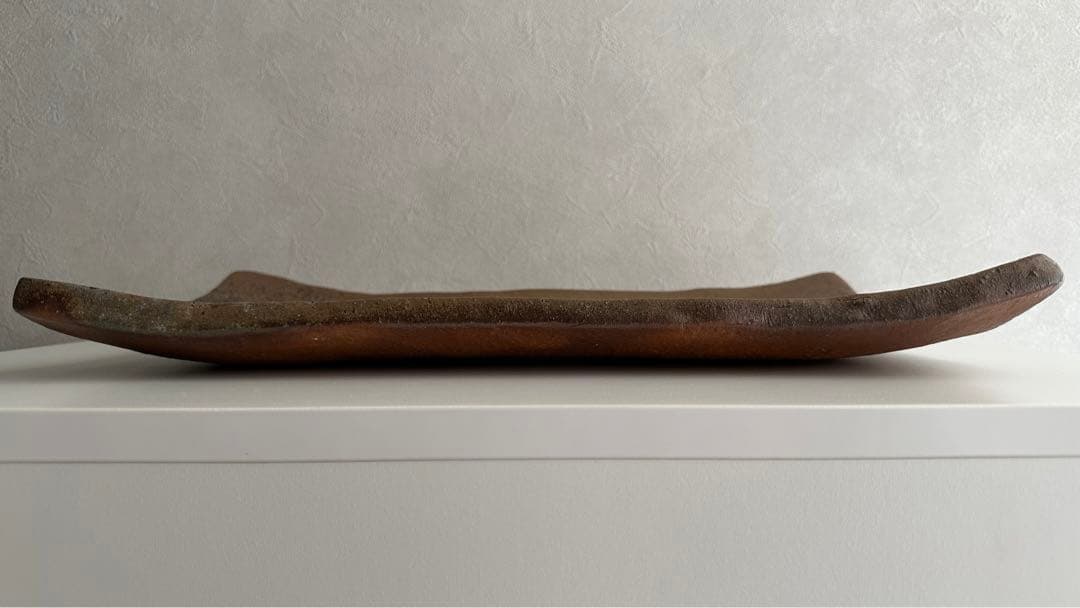 脇本博之 備前 牡丹餅 緋襷 皿