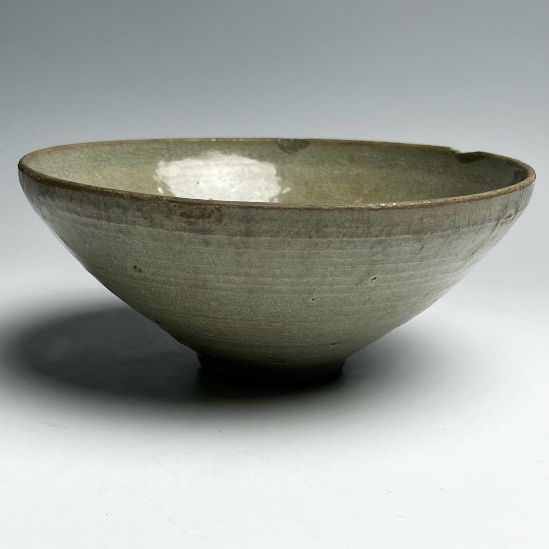 高麗青磁茶碗 李朝・高麗 朝鮮古陶磁 中国古玩 朝鮮美術 骨董品時代 A456