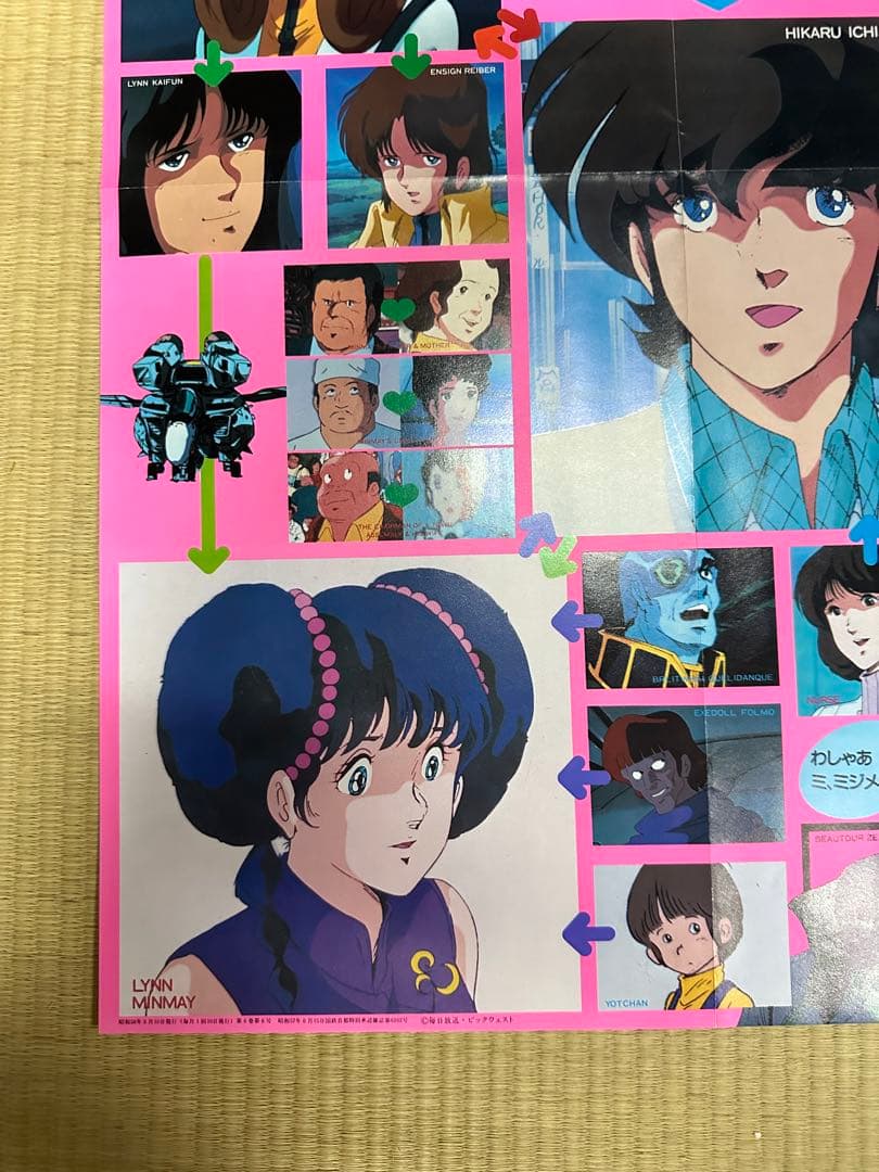 希少】マクロス　両面ポスター　アニメージュ1983年6月号付録