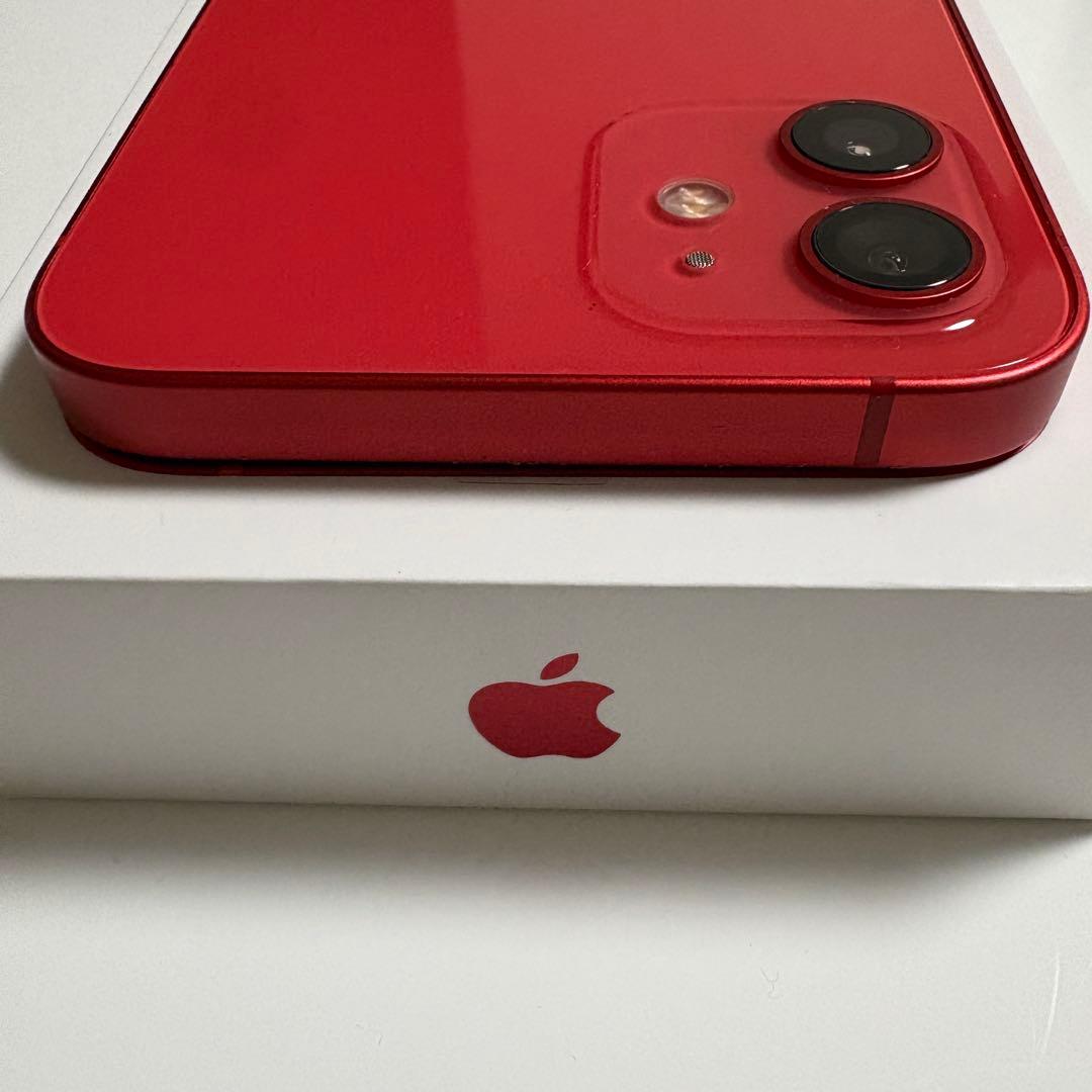 【上美品】iPhone 12 本体 128GB レッド SIMフリー