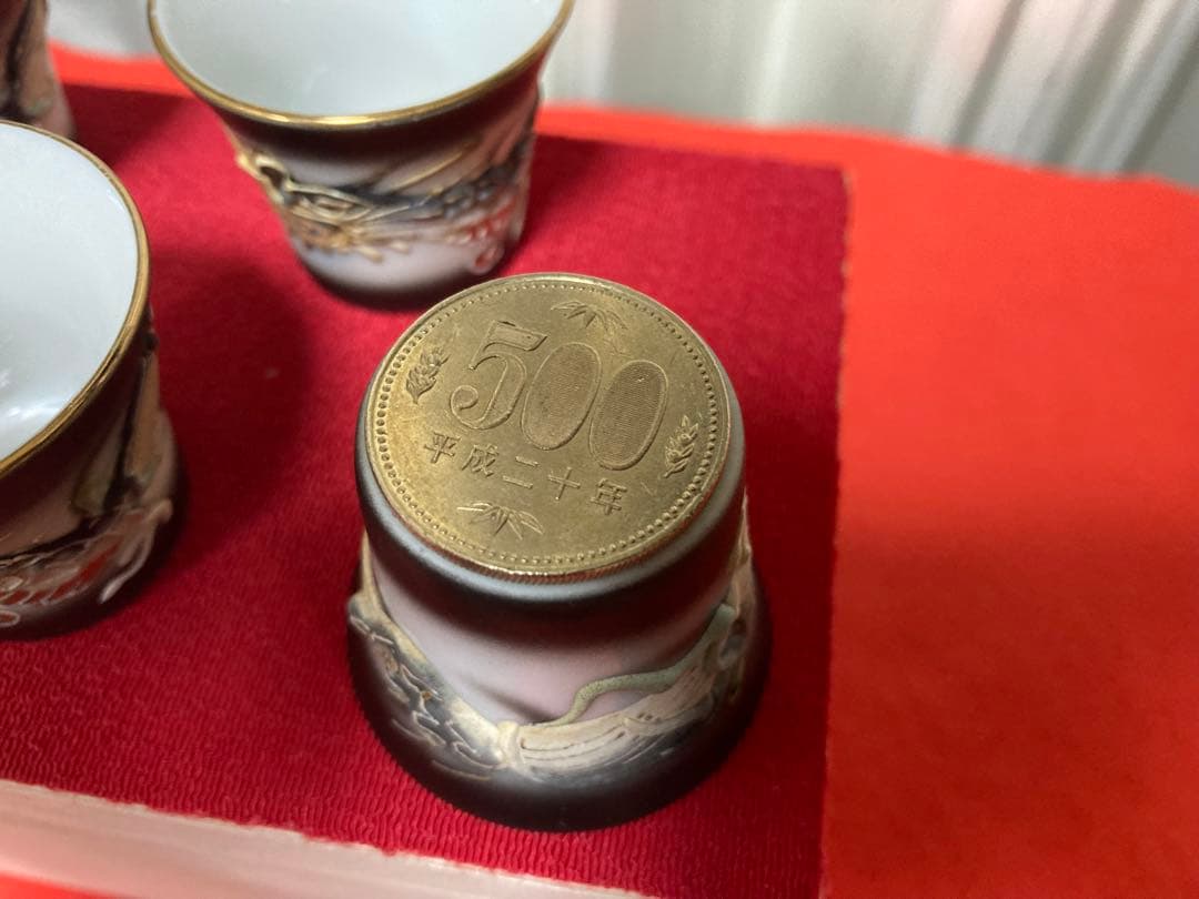 龍神　神具、仏具、供物　酒水器5個セット