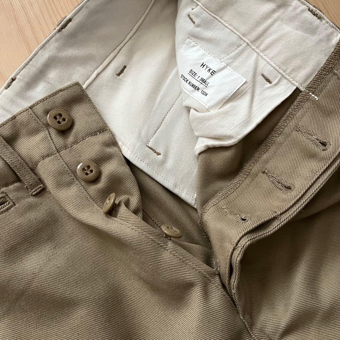 HYKE ARMY CHINOS 1サイズ