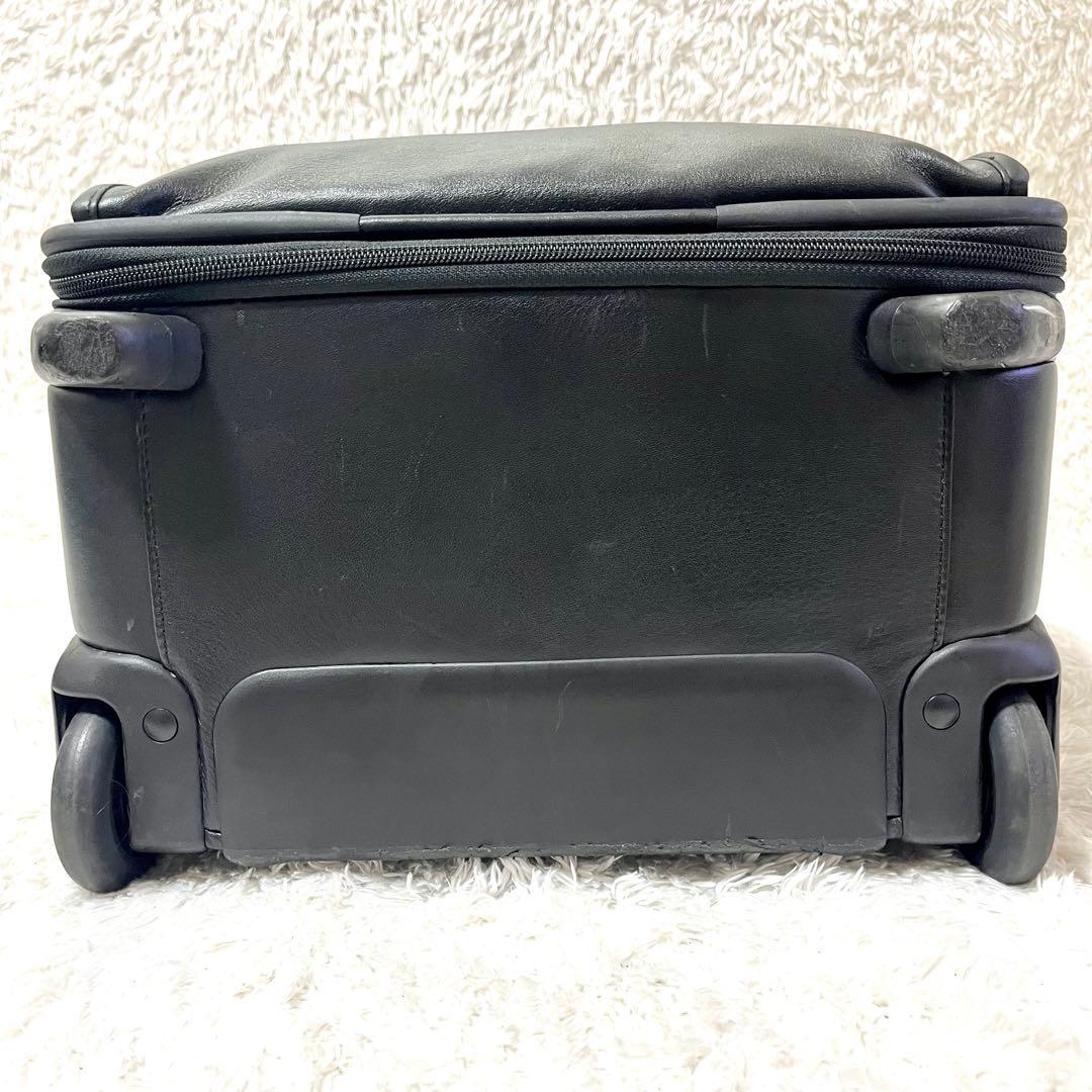 ✨超激レア✨TUMI レザーキャリーケース スーツケース 2輪 機内持ち込み