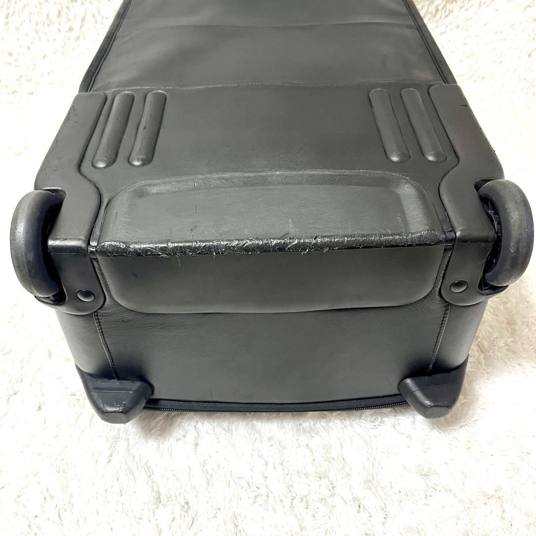 ✨超激レア✨TUMI レザーキャリーケース スーツケース 2輪 機内持ち込み