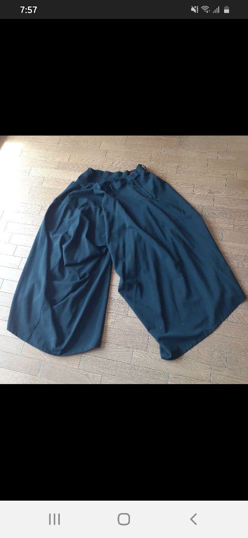 【美品】ワイズ ヨウジヤマモト 袴パンツ ウール ブラック レッドレーペル