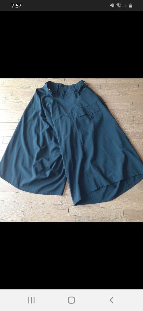 【美品】ワイズ ヨウジヤマモト 袴パンツ ウール ブラック レッドレーペル