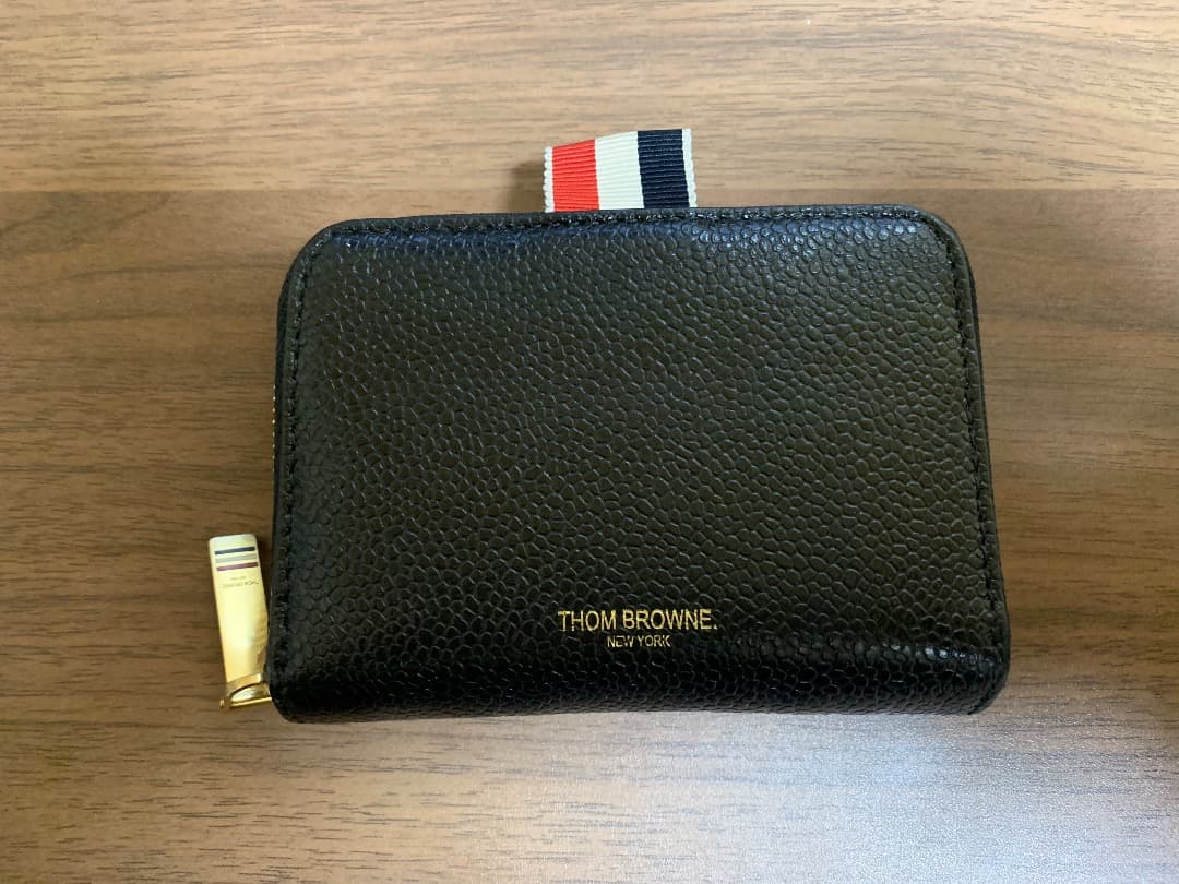 THOM BROWNE トムブラウン ケース ゴールド金具 トリコロール