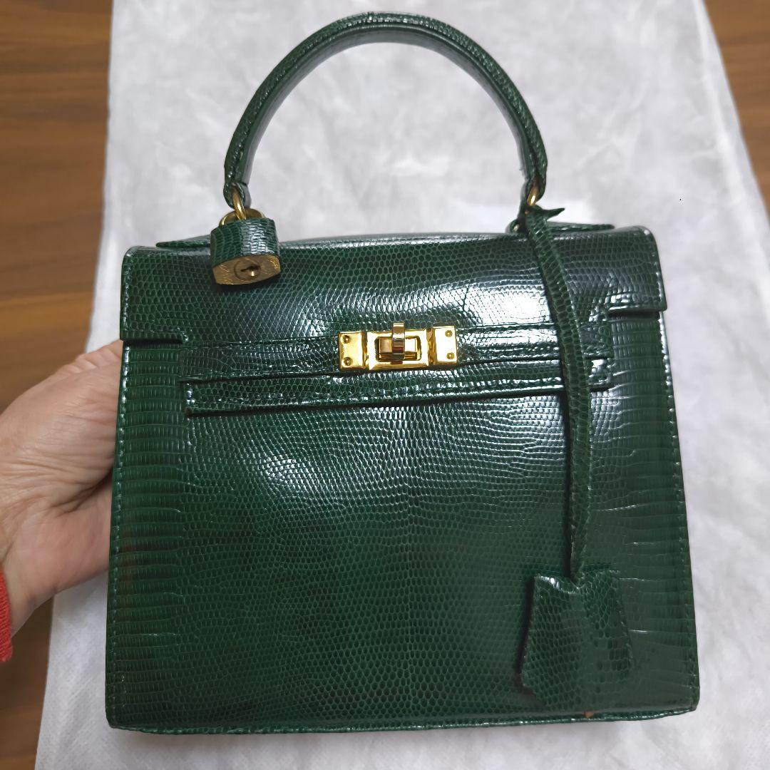 グリーン ハンドバッグ