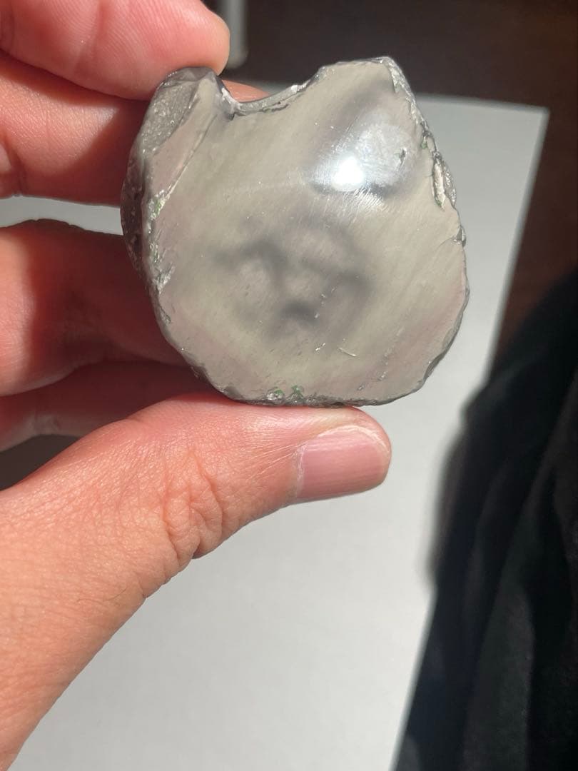 研磨品　十勝石玲瓏セット　①イエローグリーンベース　②淡水色