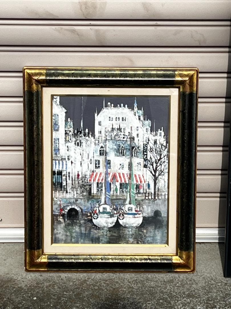 【真作】大塚健二　作品3点セット 油彩 油絵 風景 三軌評議員 三軌会賞