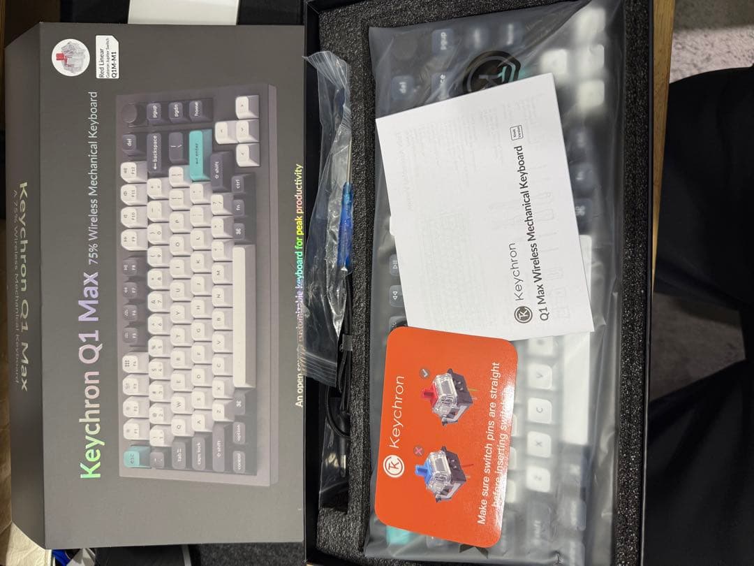 Keychron Q1 Max 75% ワイヤレスメカニカルキーボード