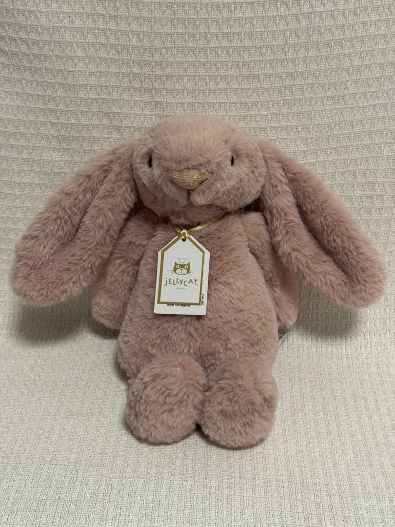  Bashful Luxe Bunny Rosa ぬいぐるみ