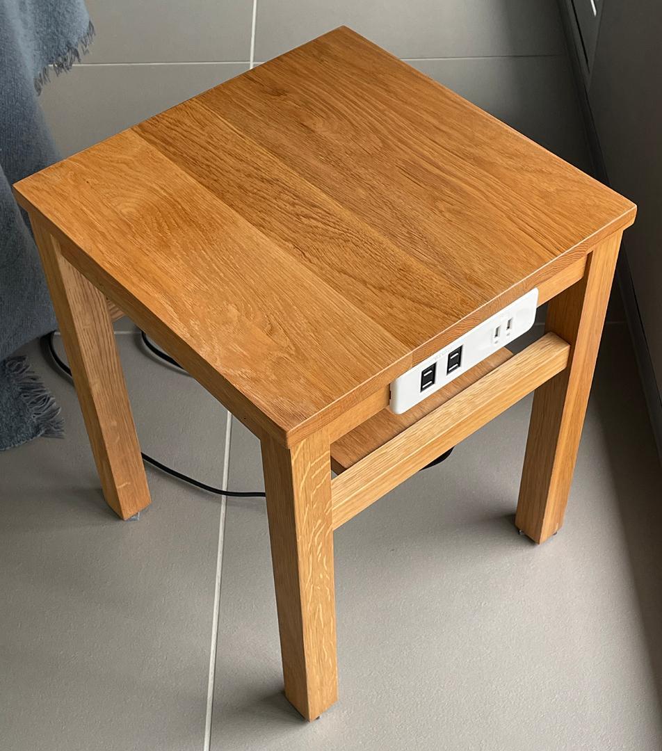 無印良品　オーク材　サイドテーブル ナチュラル　MUJI