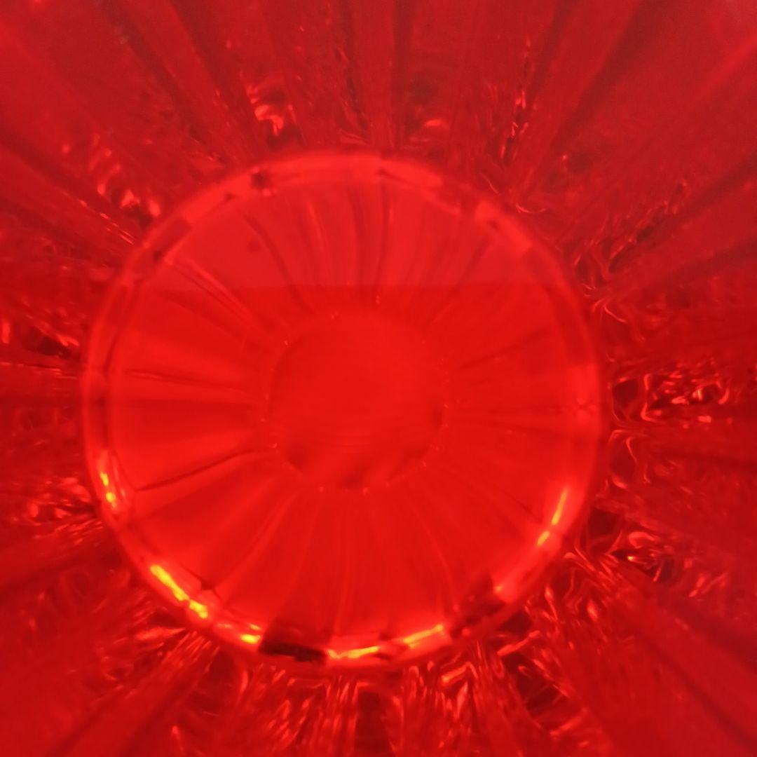 アンティーク　Nachtmann 　フラワーベース　ナハトマン　花瓶　レッド