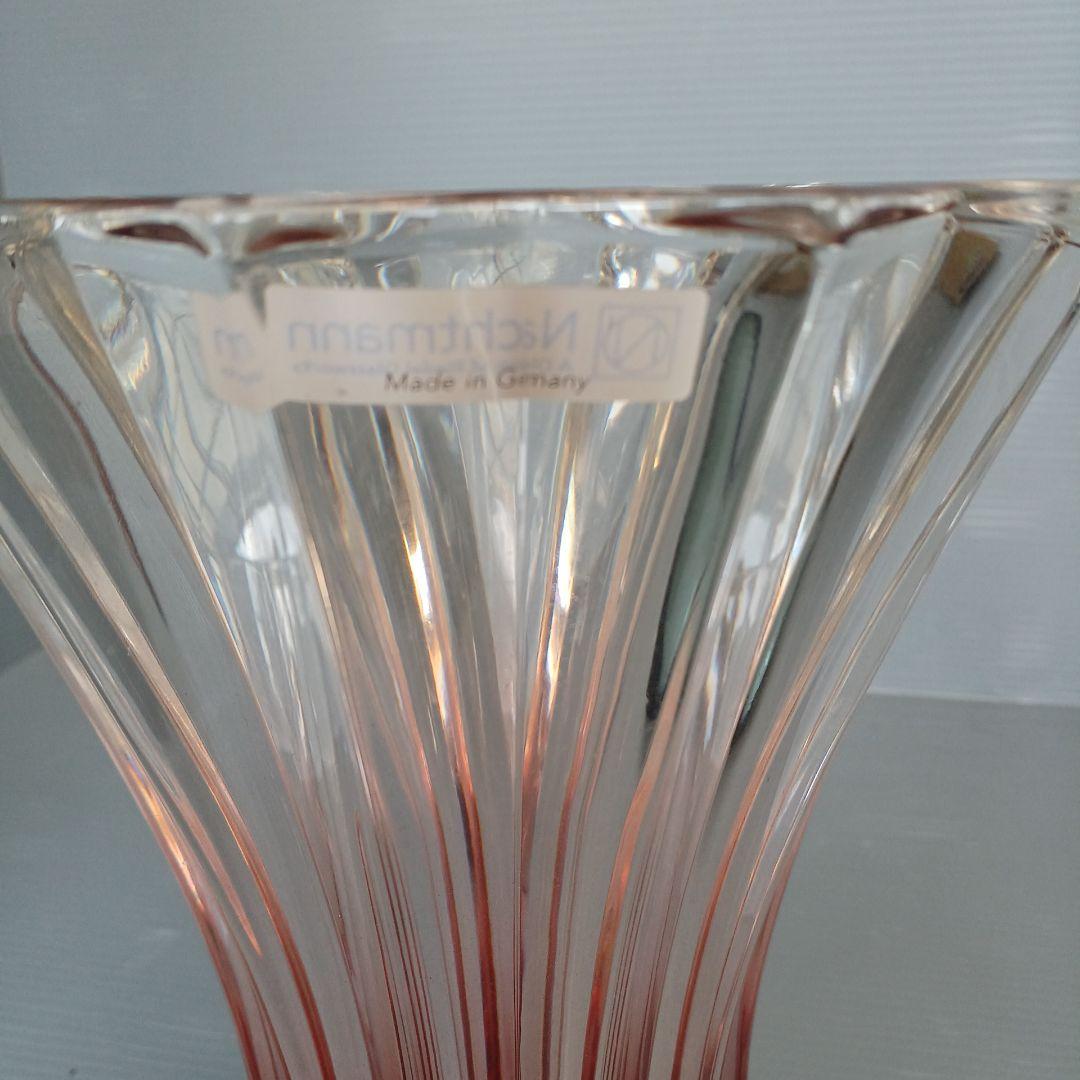 アンティーク　Nachtmann 　フラワーベース　ナハトマン　花瓶　レッド