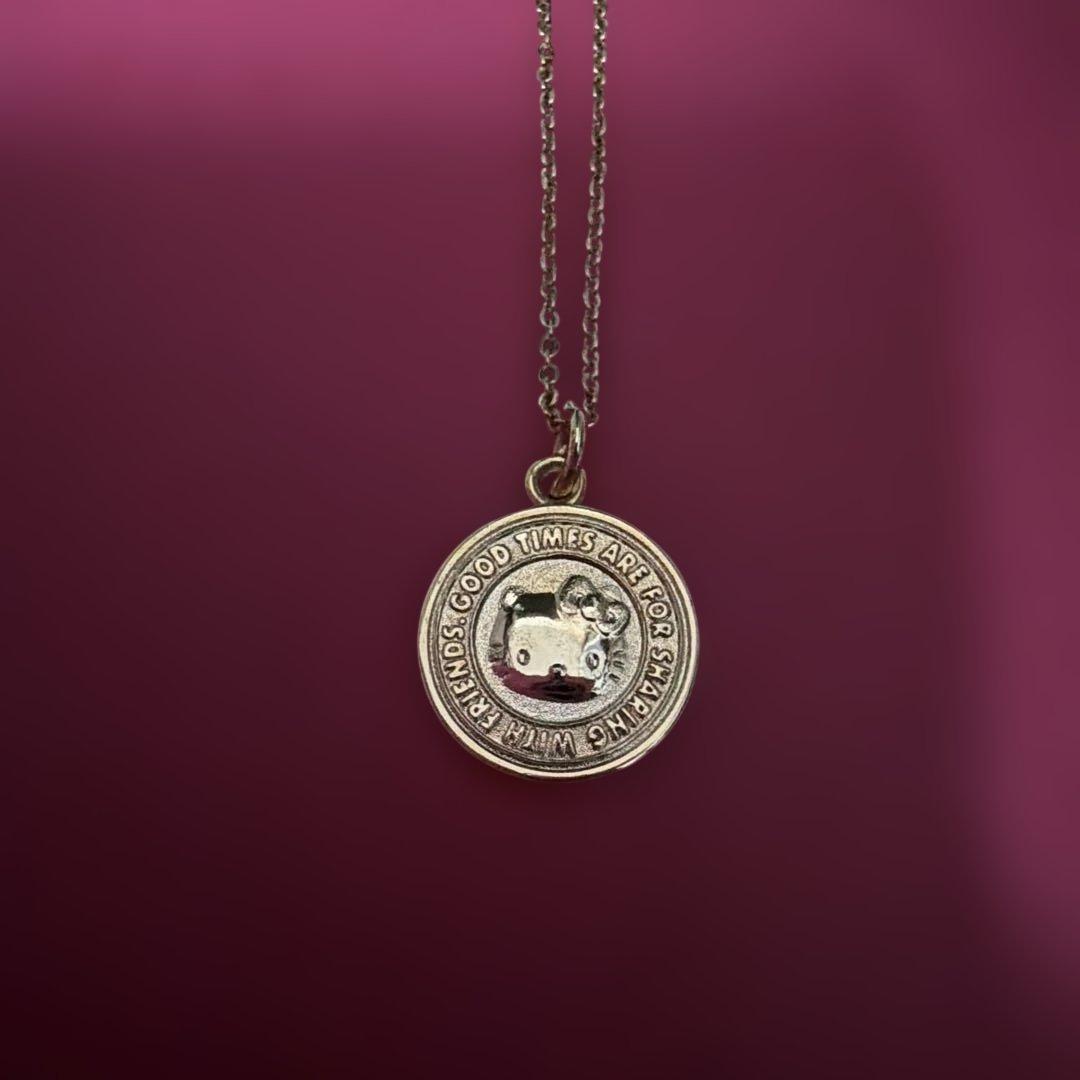 【超激レア・レトロ】SANRIO ハローキティ メダル ネックレス