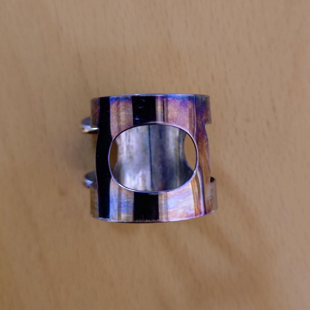 BULLSEYE 復活前ブルズEX アルトサックス用リガチャー