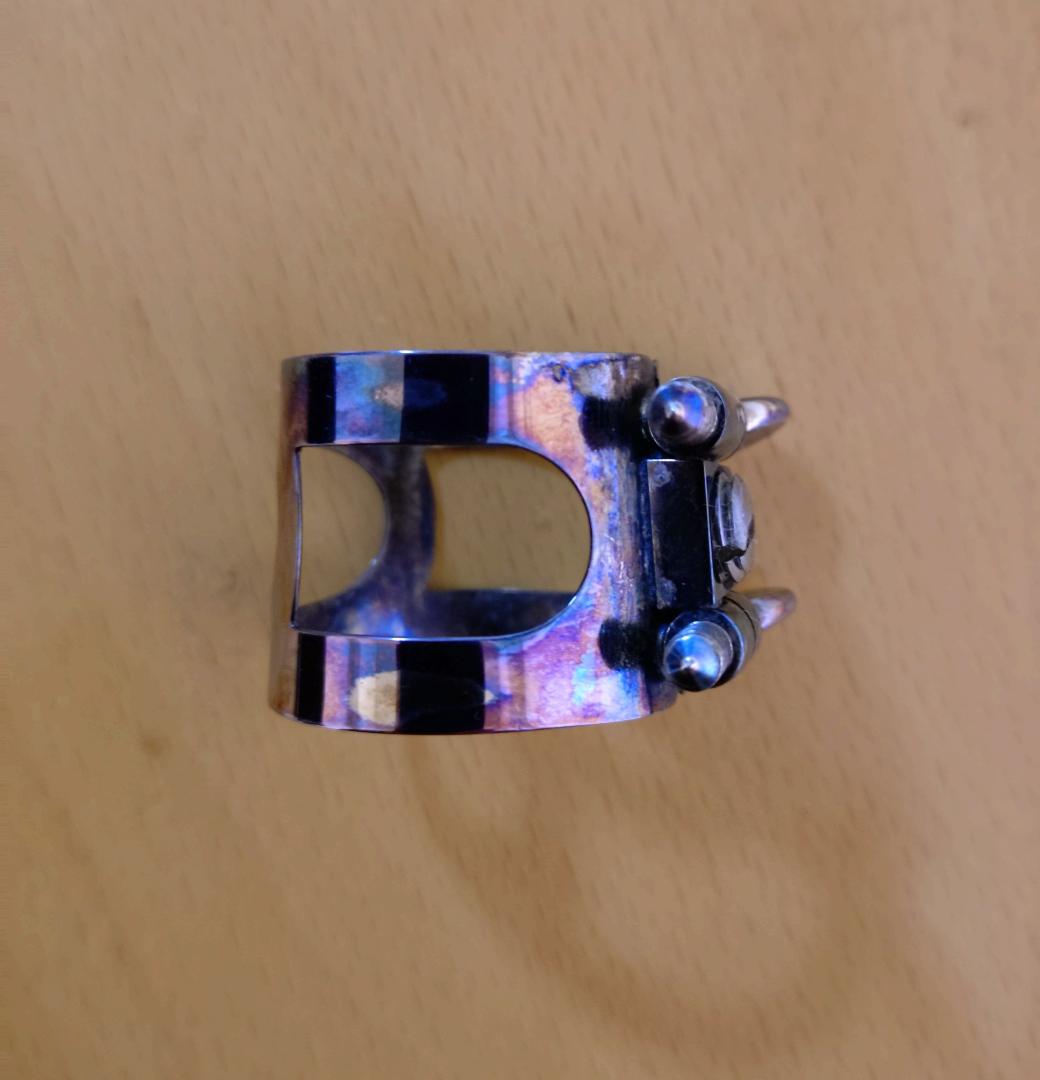 BULLSEYE 復活前ブルズEX アルトサックス用リガチャー