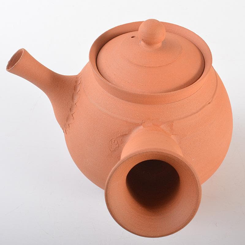 煎茶道具　常滑焼　山七窯　渡辺山七作　保宇夫良　横手急須　共箱　V　R6597