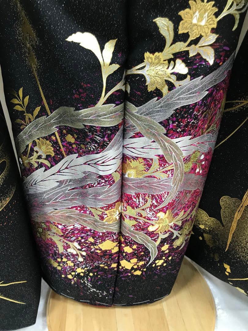 振袖単品　関芳　鳳凰　未仕立て品