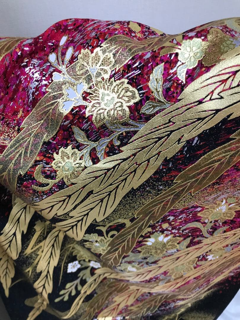 振袖単品　関芳　鳳凰　未仕立て品