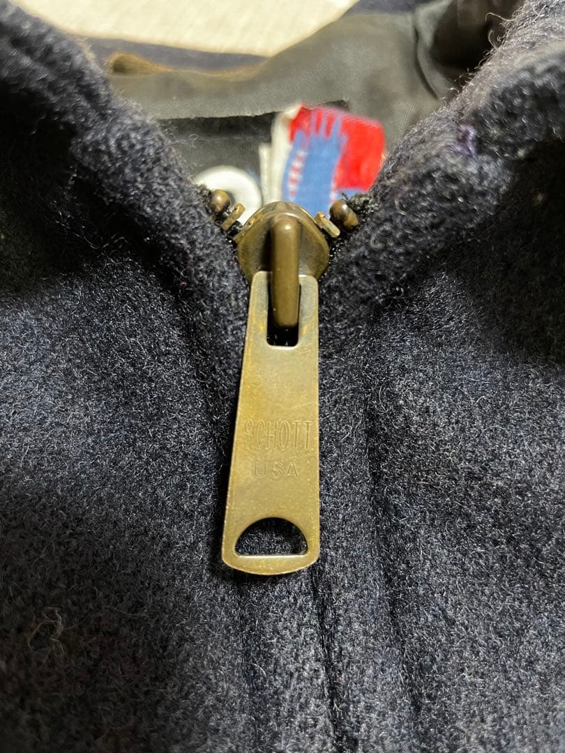 USA製SCHOTT シングルジャケット　ウール