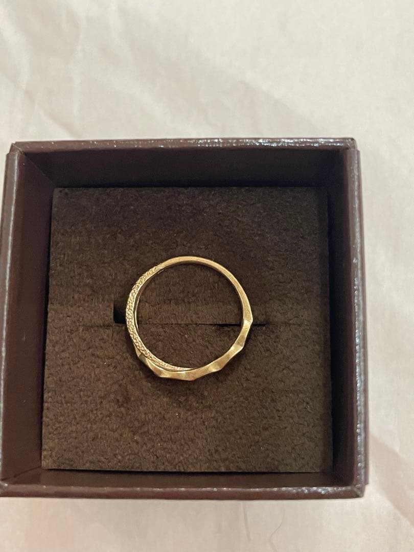 agete アガット K10 ピンキーリング