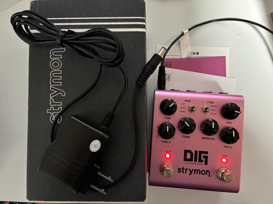 Strymon DIG v2 （付属品：元箱、保証書、説明書、純正アダプタ）