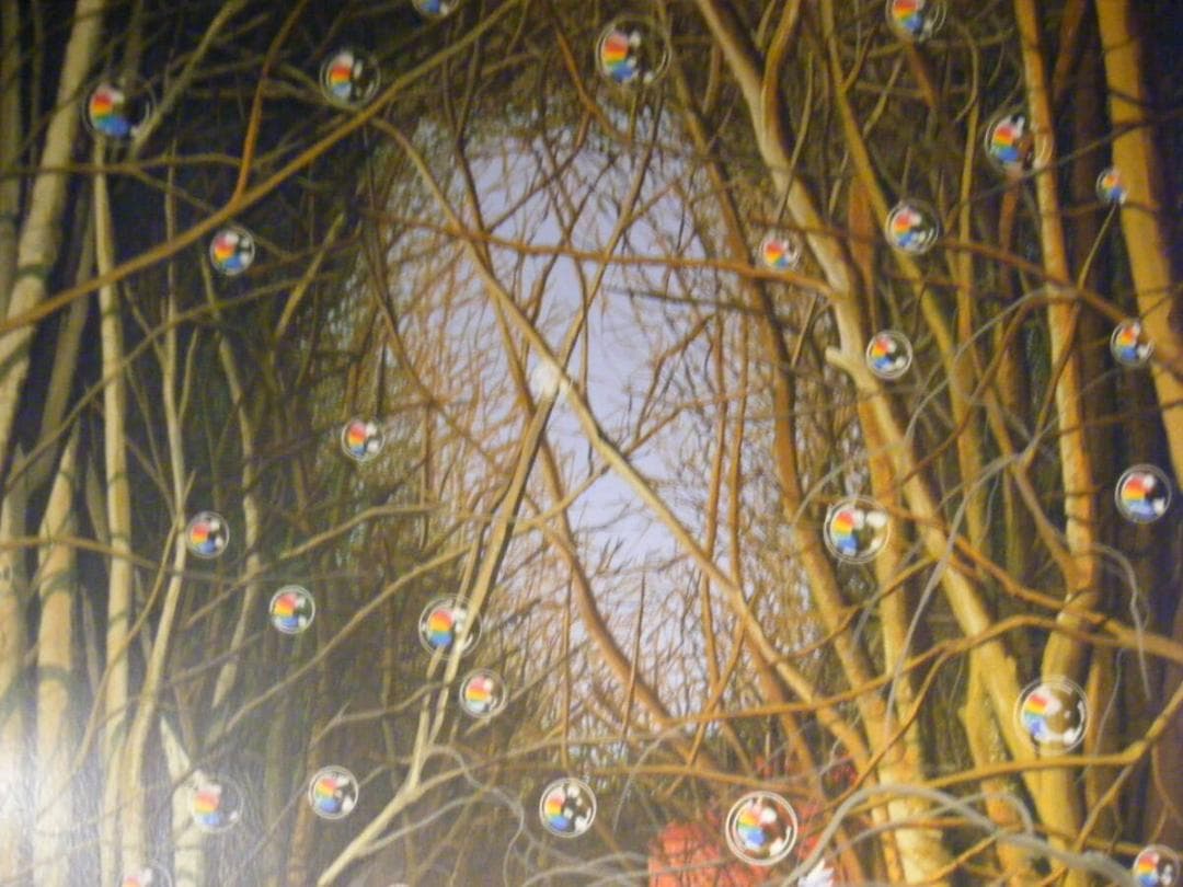 【真作】版画　ヒロ・ヤマガタ　シルクスクリーン　森の小径　名品　T12