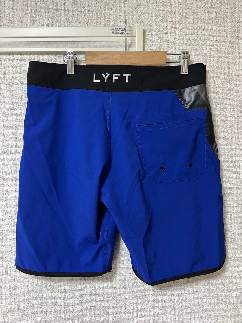 【LYFT】青 水着 サイドロゴ付き