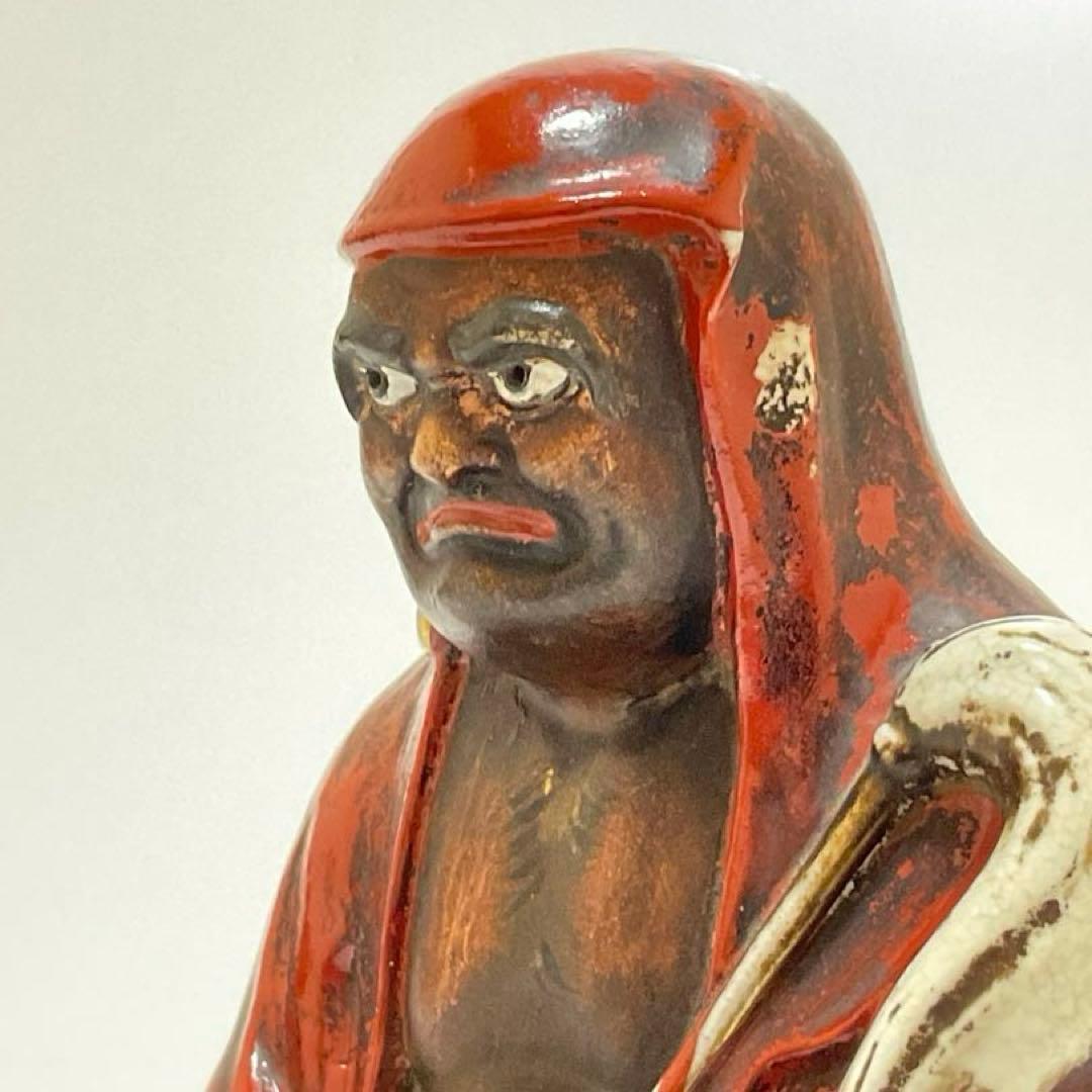 達磨大師像　陶器製