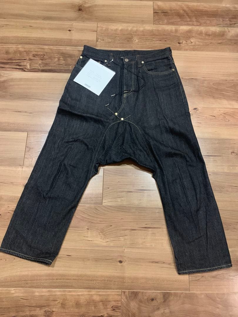 FUMITO GANRYU サルエルパンツ ダークデニム