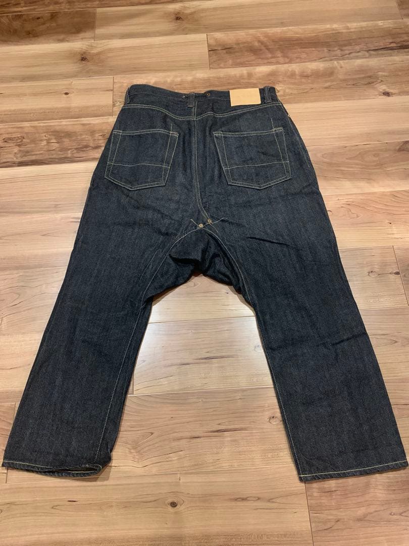 FUMITO GANRYU サルエルパンツ ダークデニム