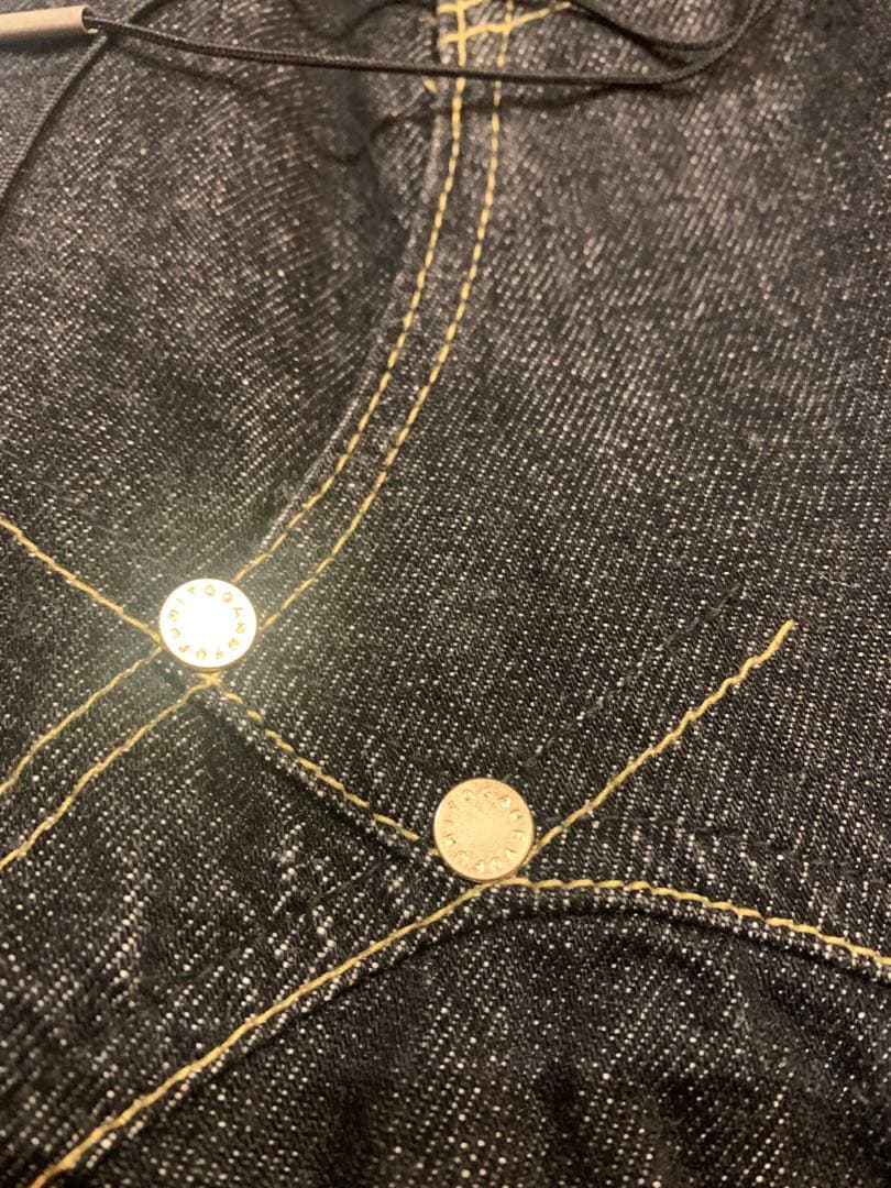 FUMITO GANRYU サルエルパンツ ダークデニム