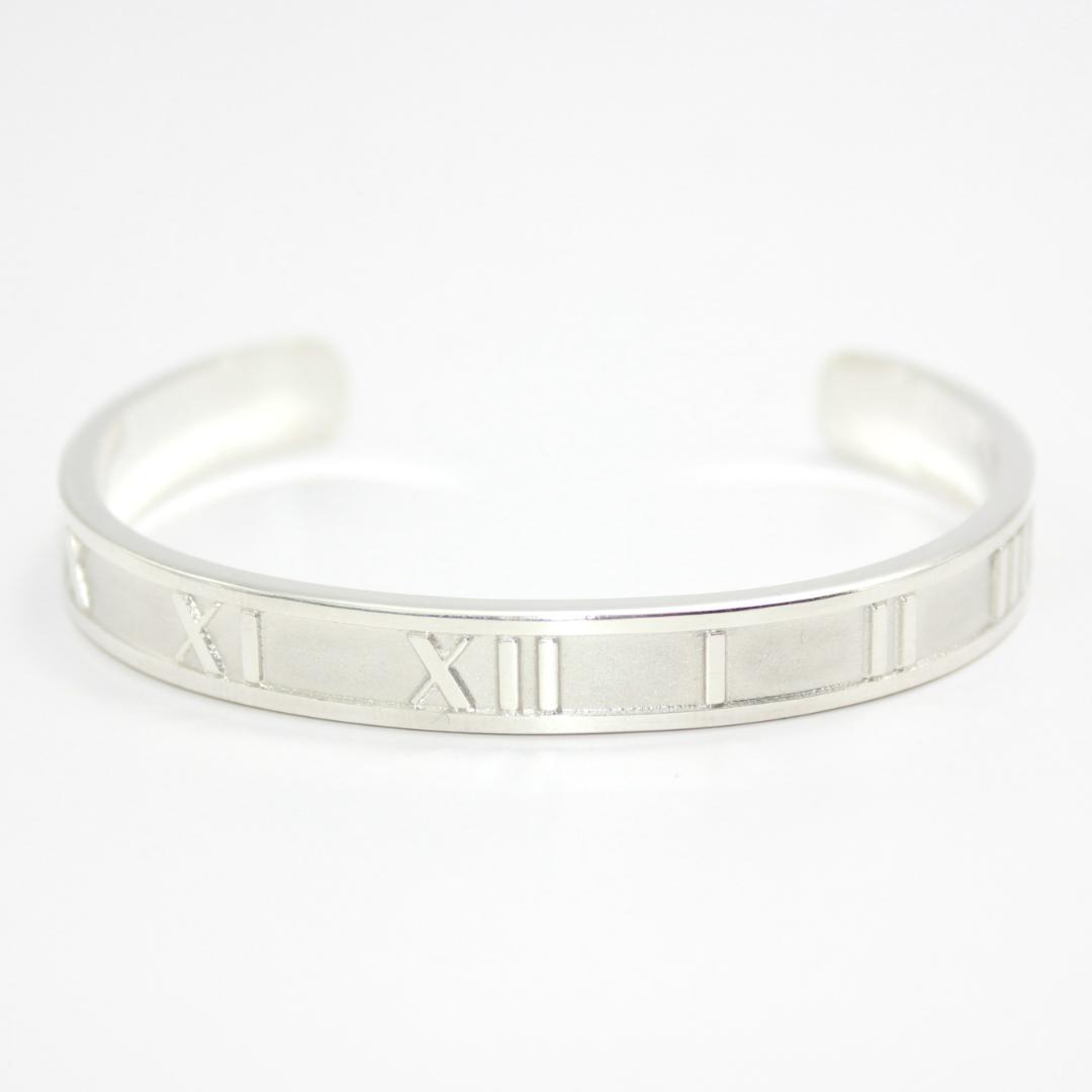 美品 Tiffany&Co. ティファニー アトラス バングル SV925