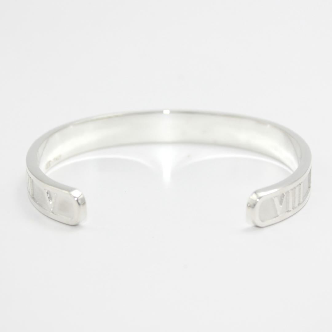 美品 Tiffany&Co. ティファニー アトラス バングル SV925