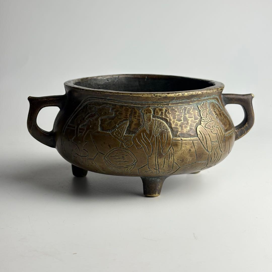 中国 香炉 銅造 銅器