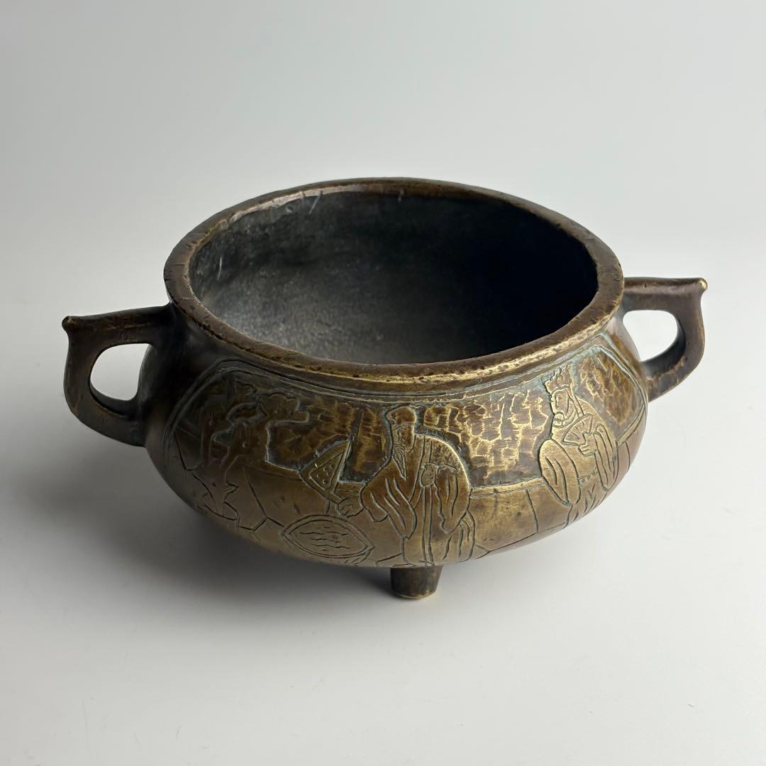 中国 香炉 銅造 銅器