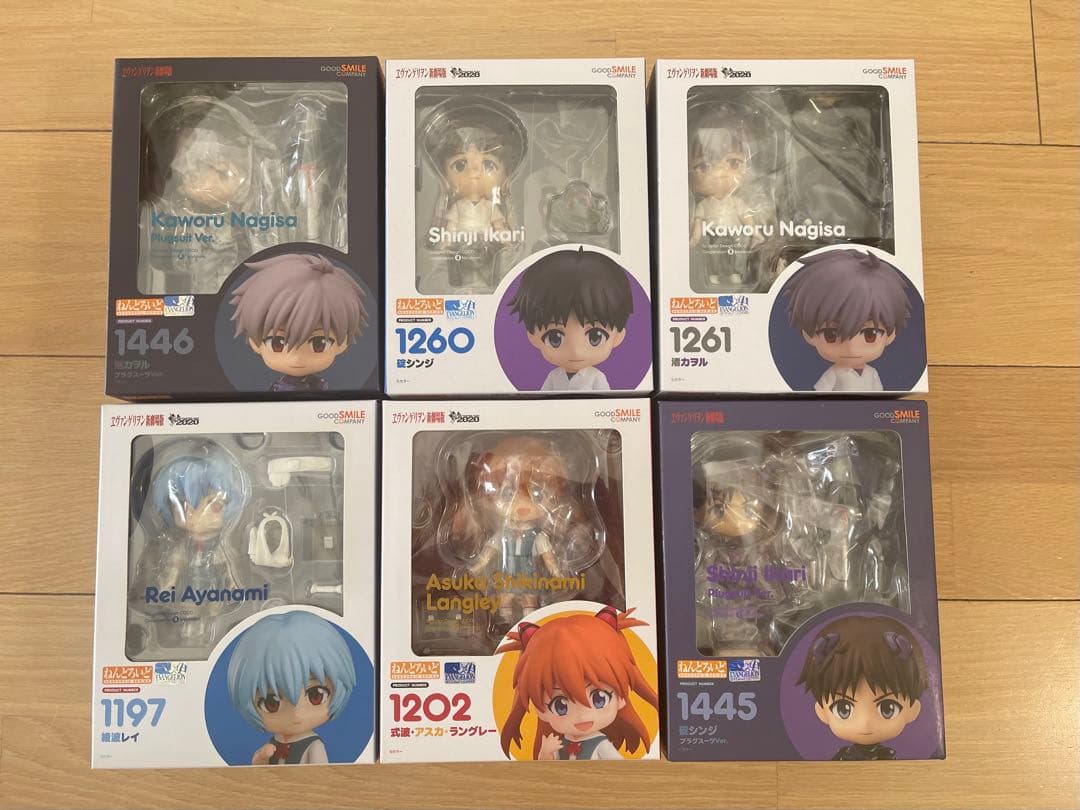 Evangelion エヴァンゲリオン ねんどろいど 6体セット