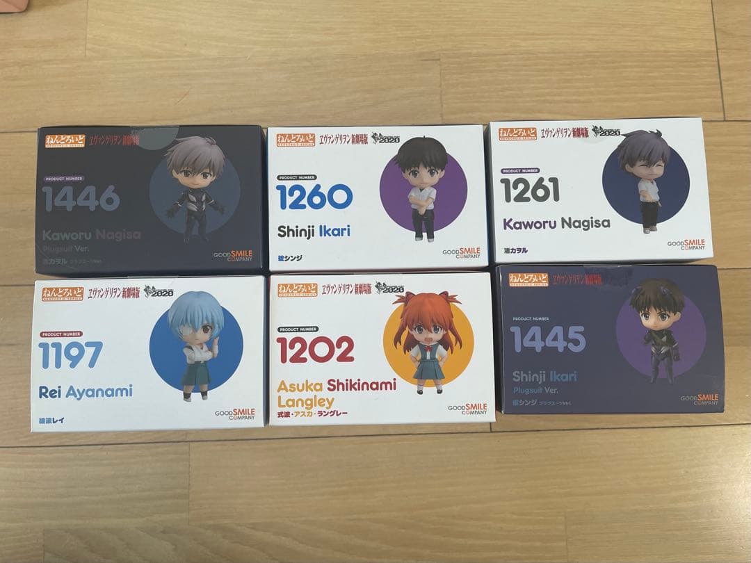 Evangelion エヴァンゲリオン ねんどろいど 6体セット