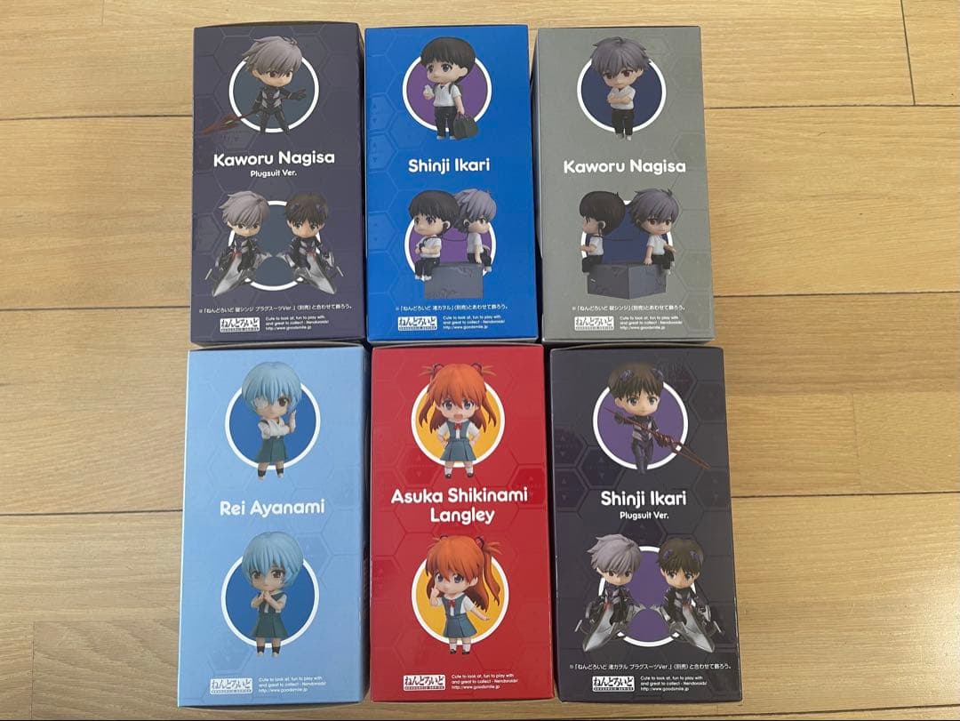 Evangelion エヴァンゲリオン ねんどろいど 6体セット