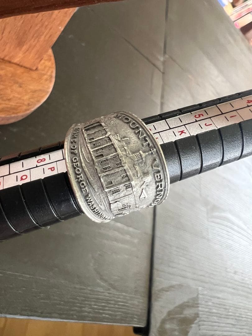 ジョージ・ワシントン モチーフ ネックレスとリングセット