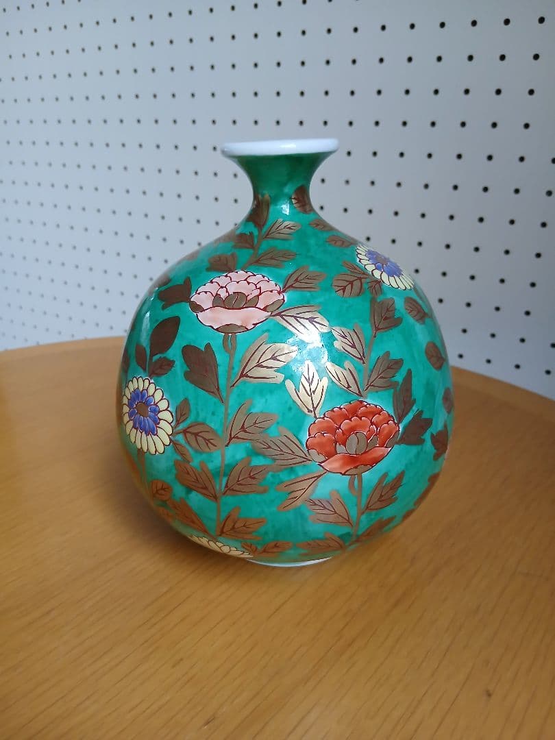 有田焼 花瓶 花器 花入 錦彩