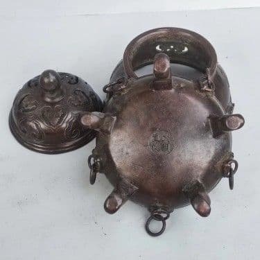 五足帝王炉 薫香炉 装飾品 工芸品美術品 置物