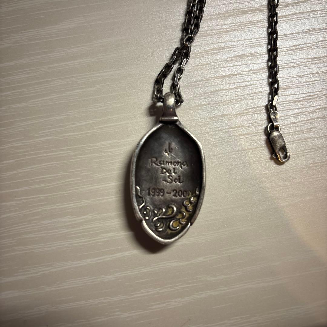 【希少】ターコイズ シルバーネックレス Ramón del Sol ナバホ族