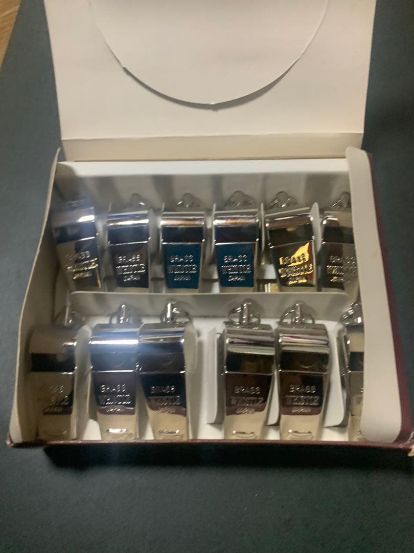 新品 真鍮 ビンテージ ホイッスル 1ダースセット