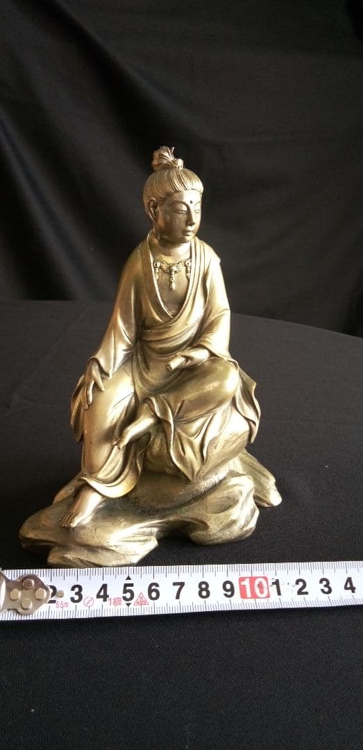 高村光雲原型、聖観音坐像 約18cm