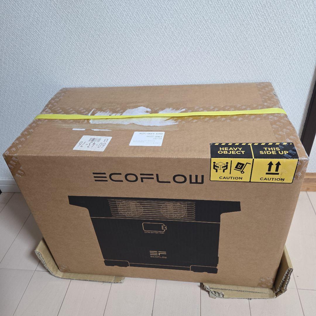ECOFLOW DELTA2 ポータブル電源 バッテリー エコフロー